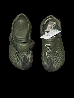 Crocs Salehe Bembury Pollex Cucumber Army Green Clog  W/10 M/8 NWT!